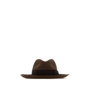 Borsalino Women Brown Wool Blend Alexander Hat